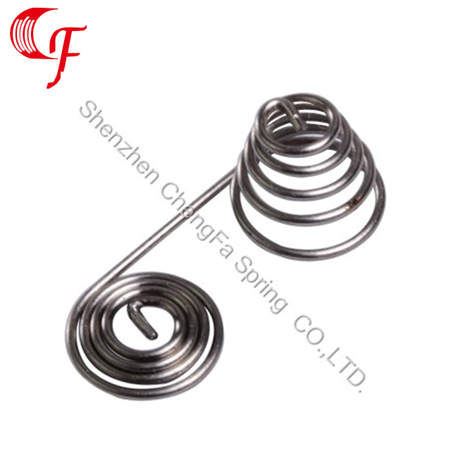 鍍鎳線電池彈簧塔形彈簧（huáng）